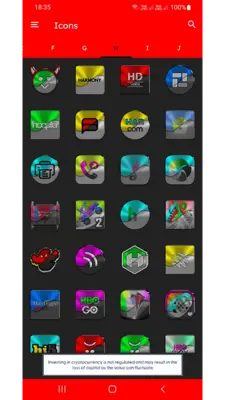 Half Light Icon Pack Free android App screenshot 1